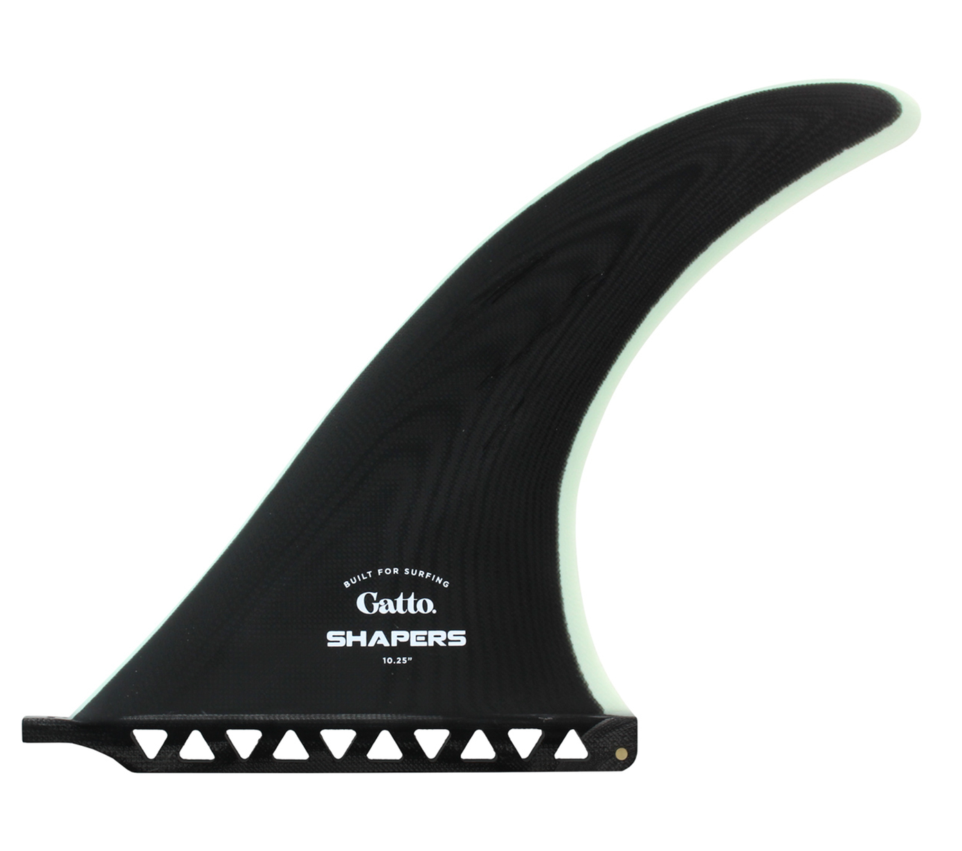 10.25" Gatto Box Fin - Black Mint
